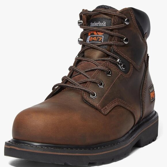 Timberland PRO Men\'s Pit Boss 6 Inch Steel Safety Toe Industrial Work Boot